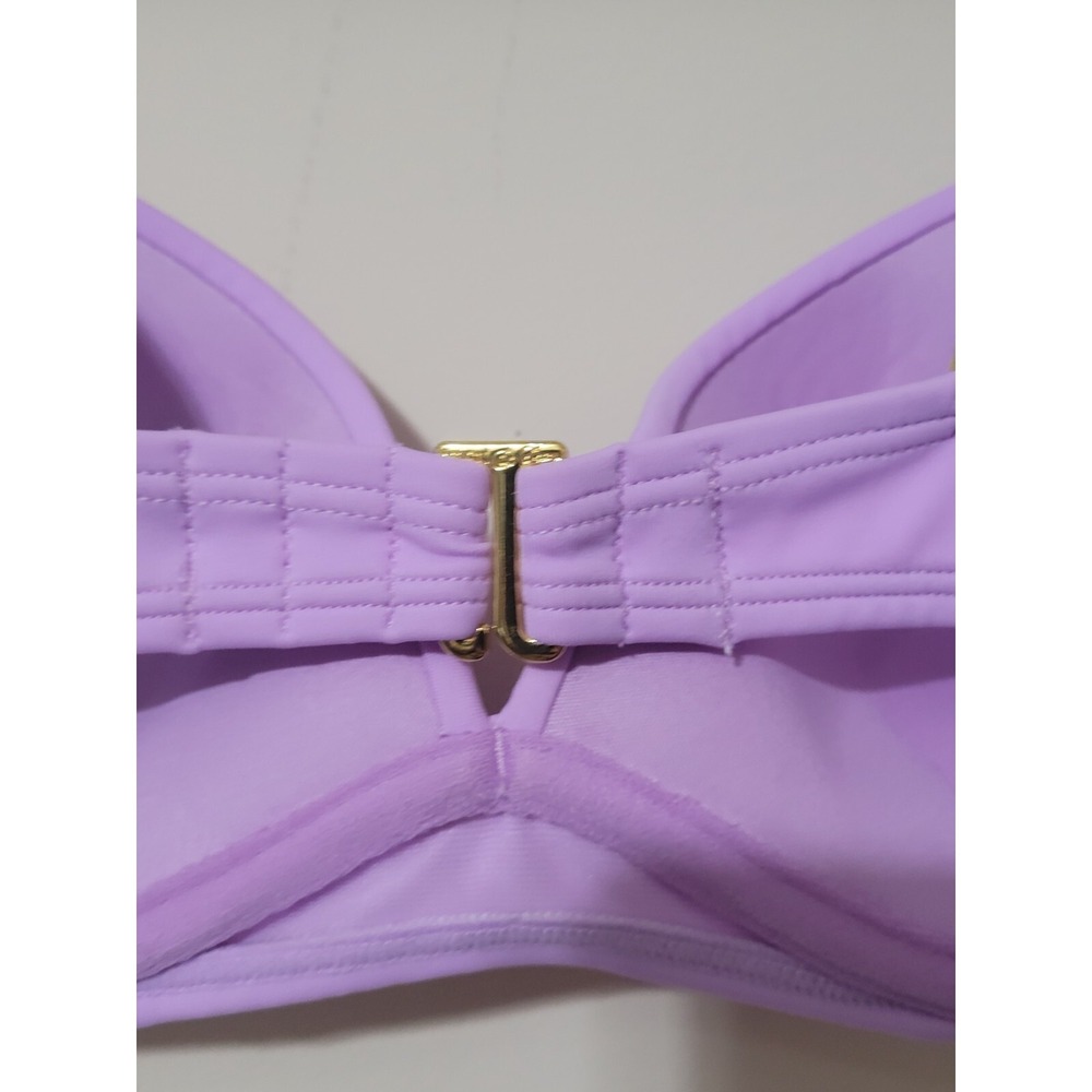 Smart & Sexy Swim Secret Convertible Push-up Bikini Top SA1002 Purple 34B NWT - Picture 5 of 8